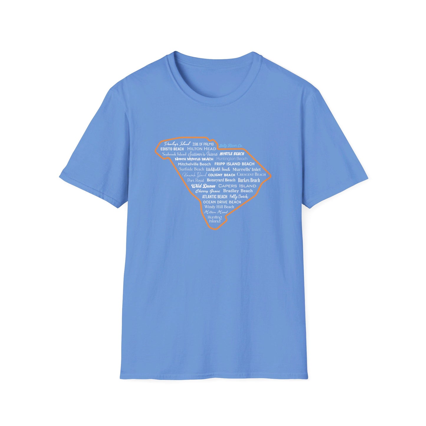 South Carolina Beaches T-Shirt - Front Design