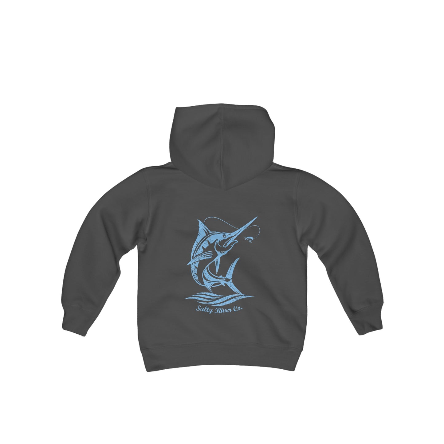 Kids Marlin Fish On Hoodie