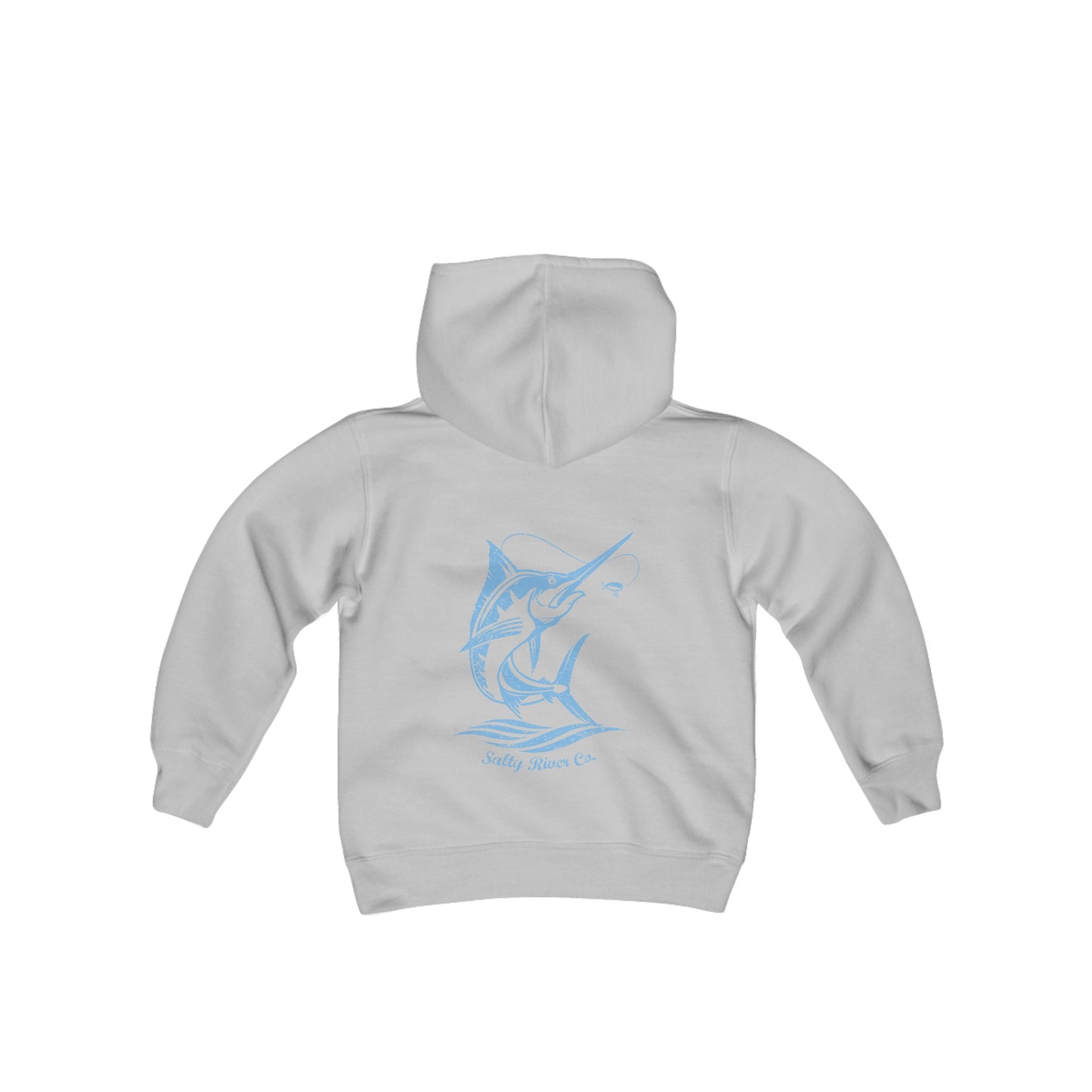 Kids Marlin Fish On Hoodie