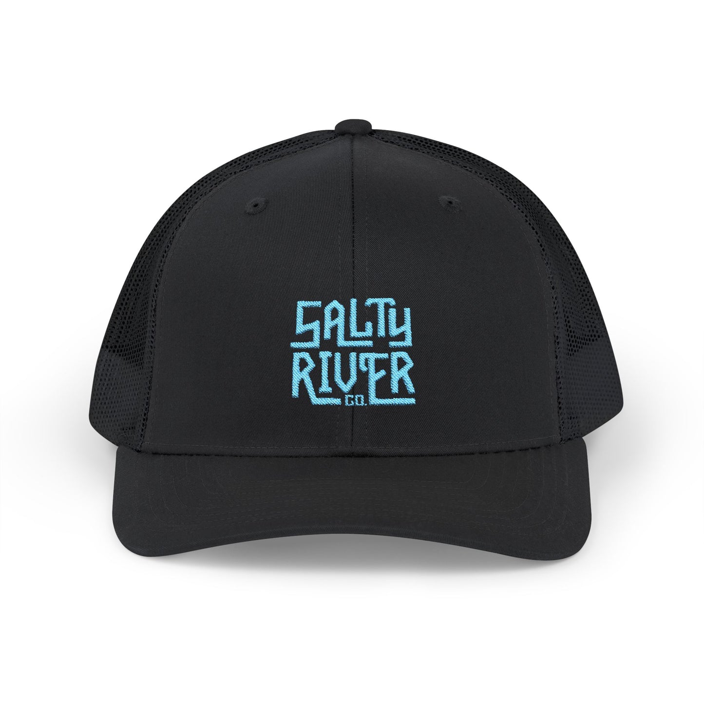 Salty River Embroidered Snapback Trucker Cap