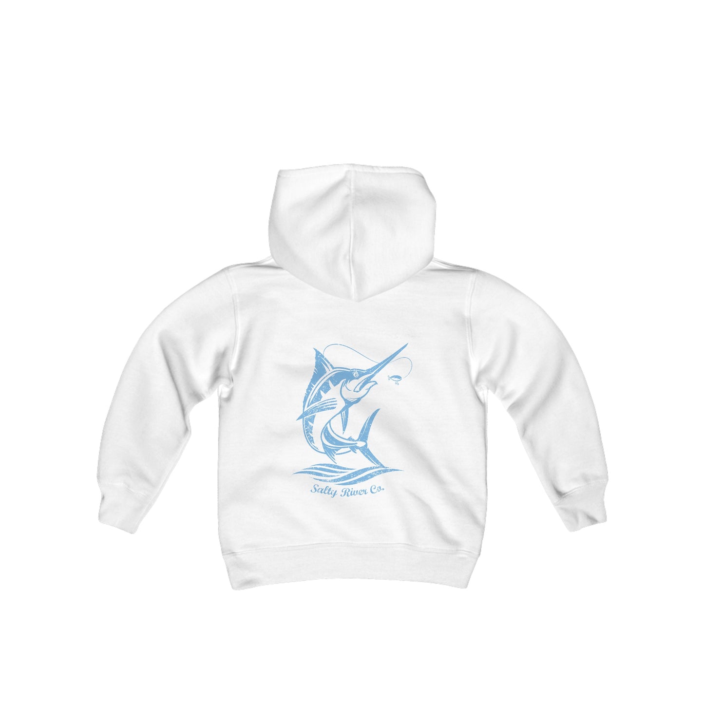 Kids Marlin Fish On Hoodie