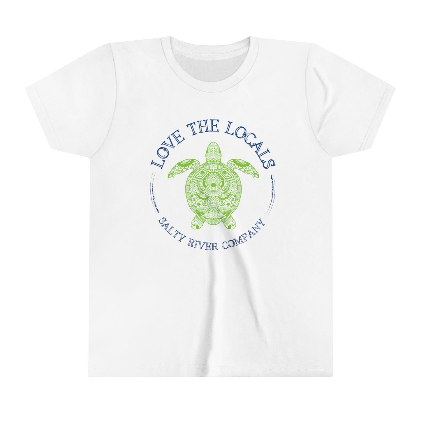 Kids Love The Locals Sea Turtle T-Shirt - Front Design