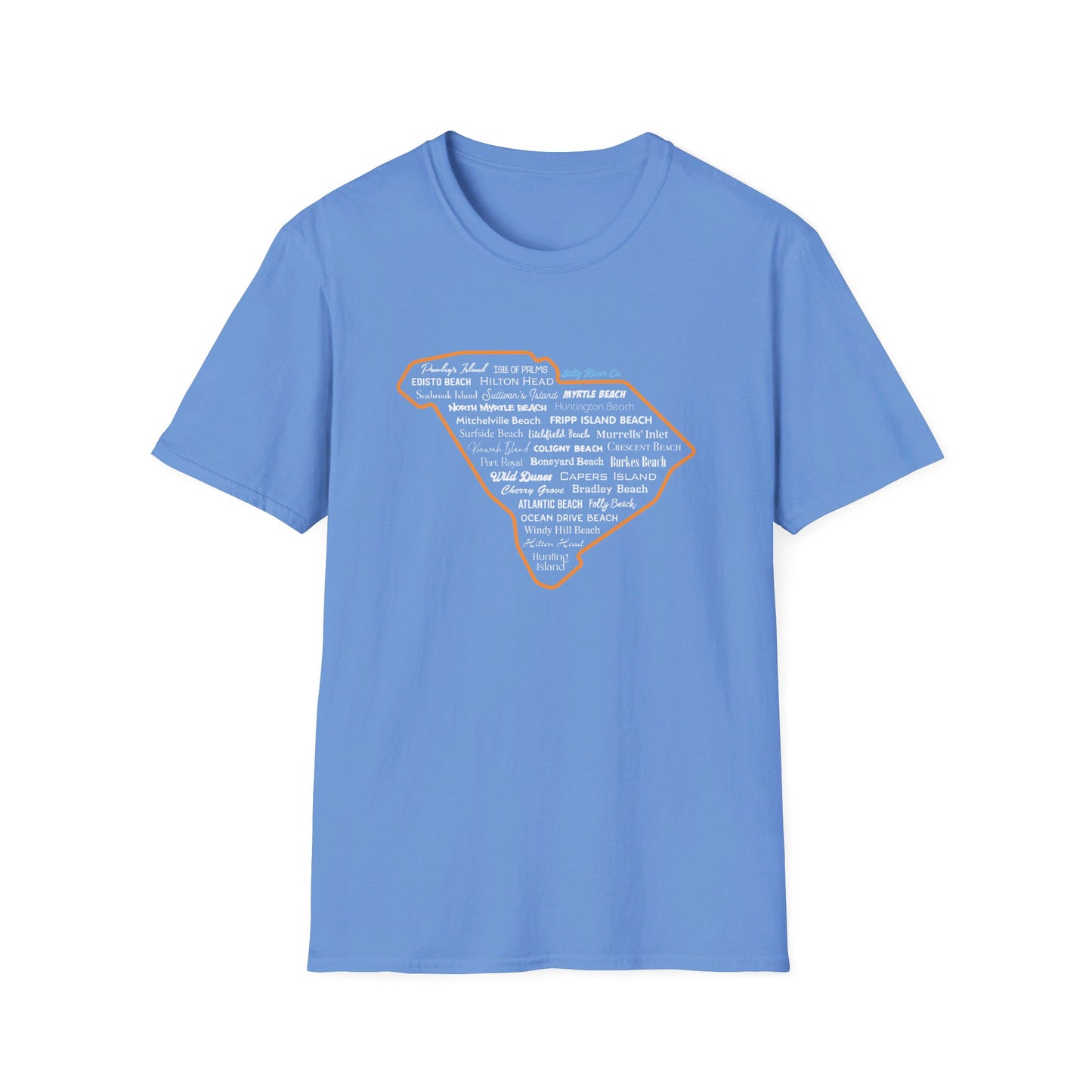 South Carolina Beaches T-Shirt - Front Design