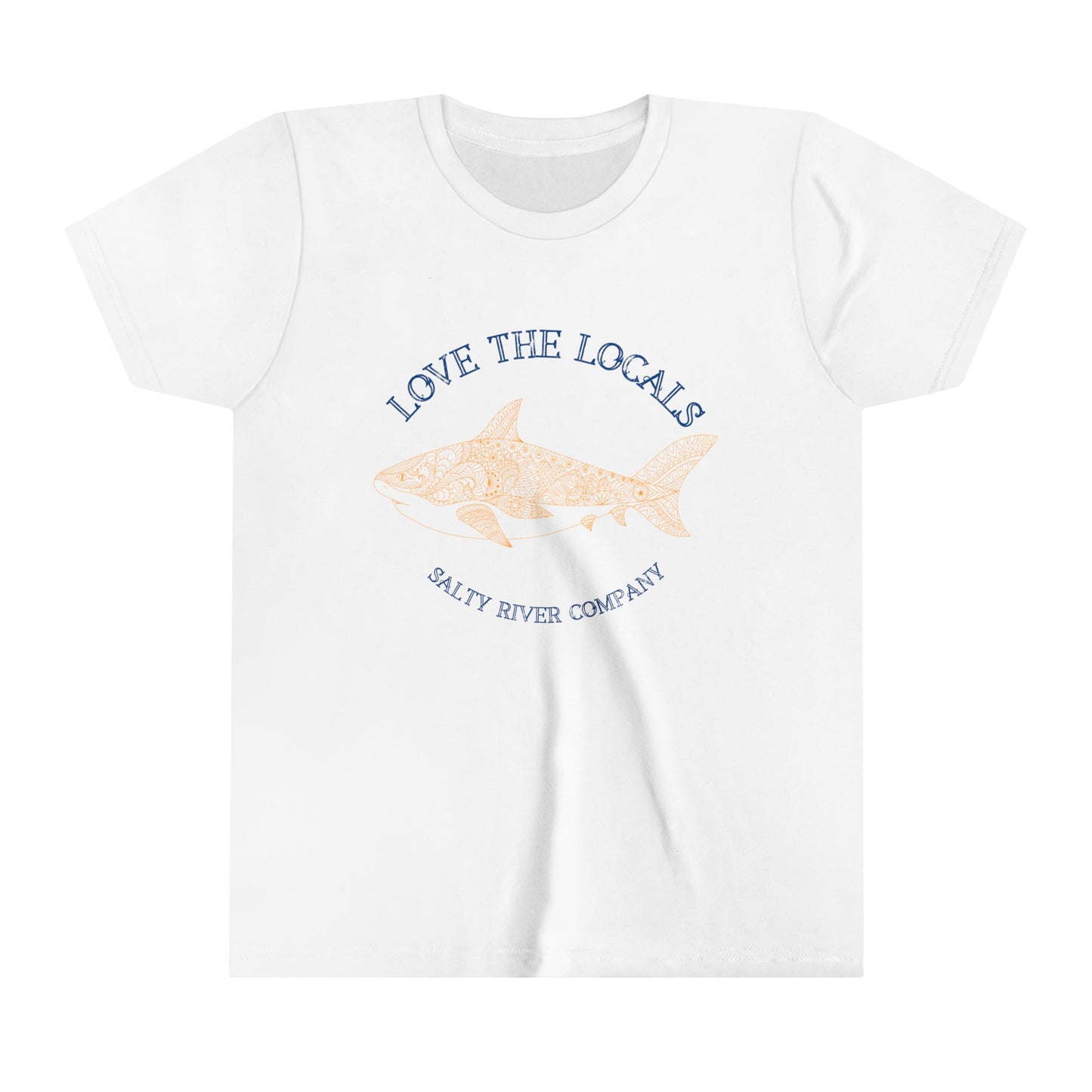 Kids Love The Locals Shark T-Shirt - Front Design