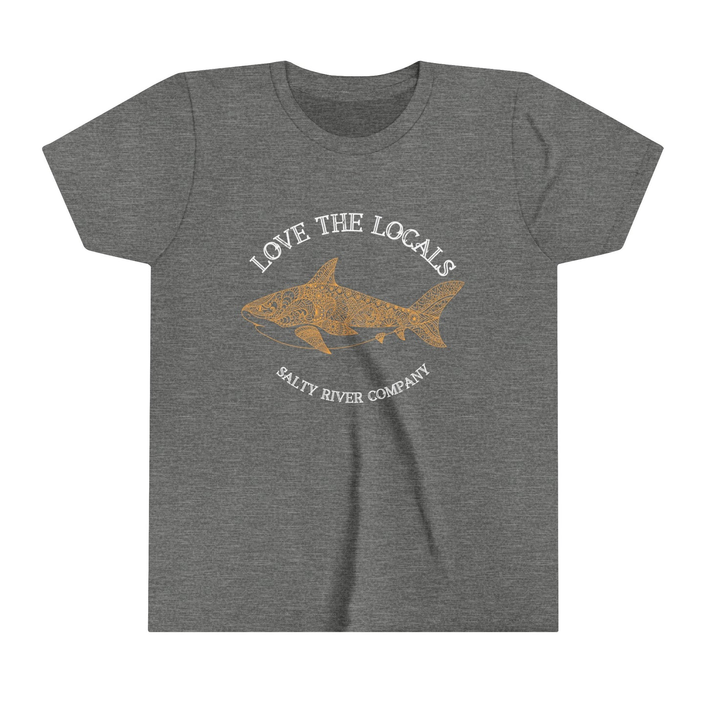 Kids Love The Locals Shark T-Shirt - Front Design