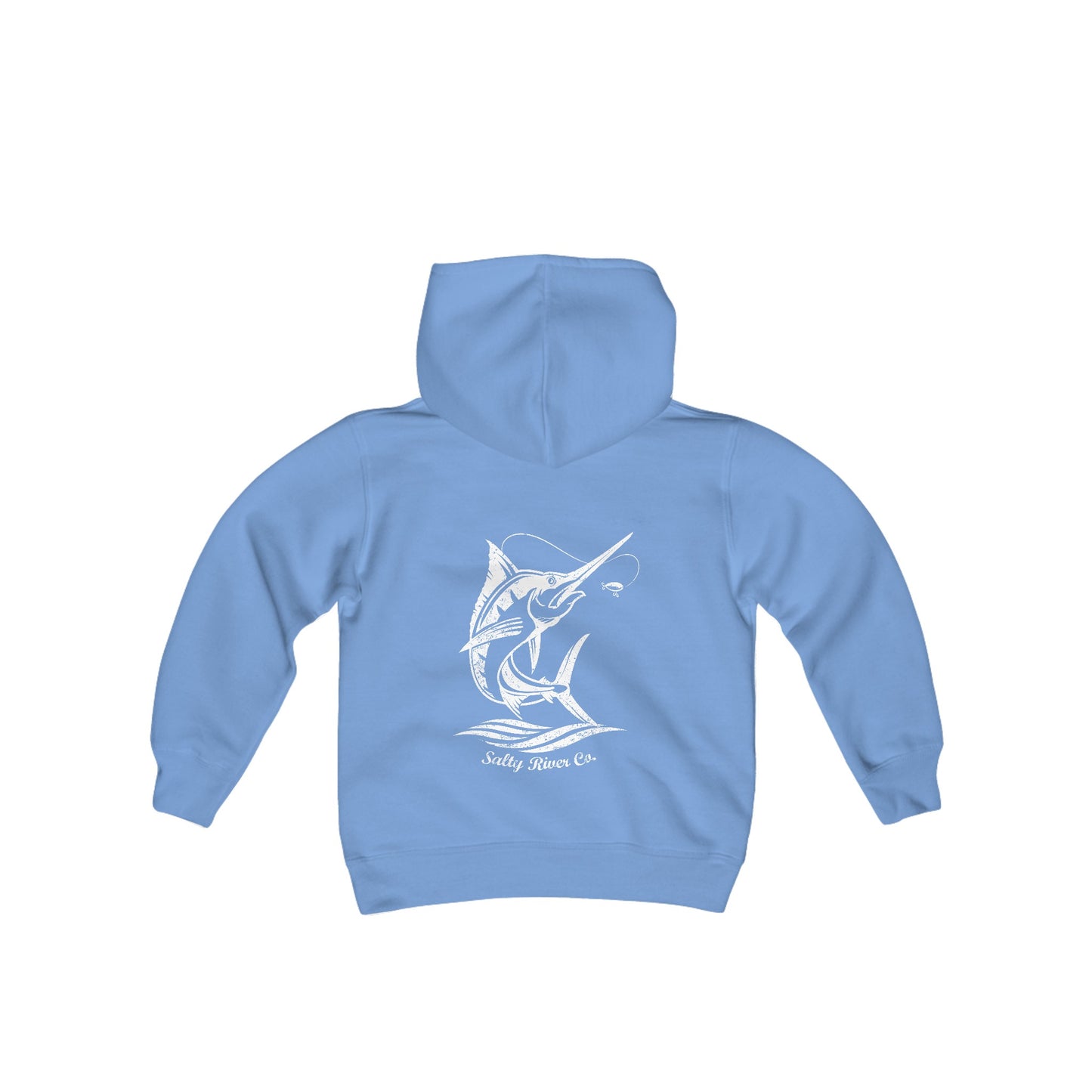 Kids Marlin Fish On Hoodie