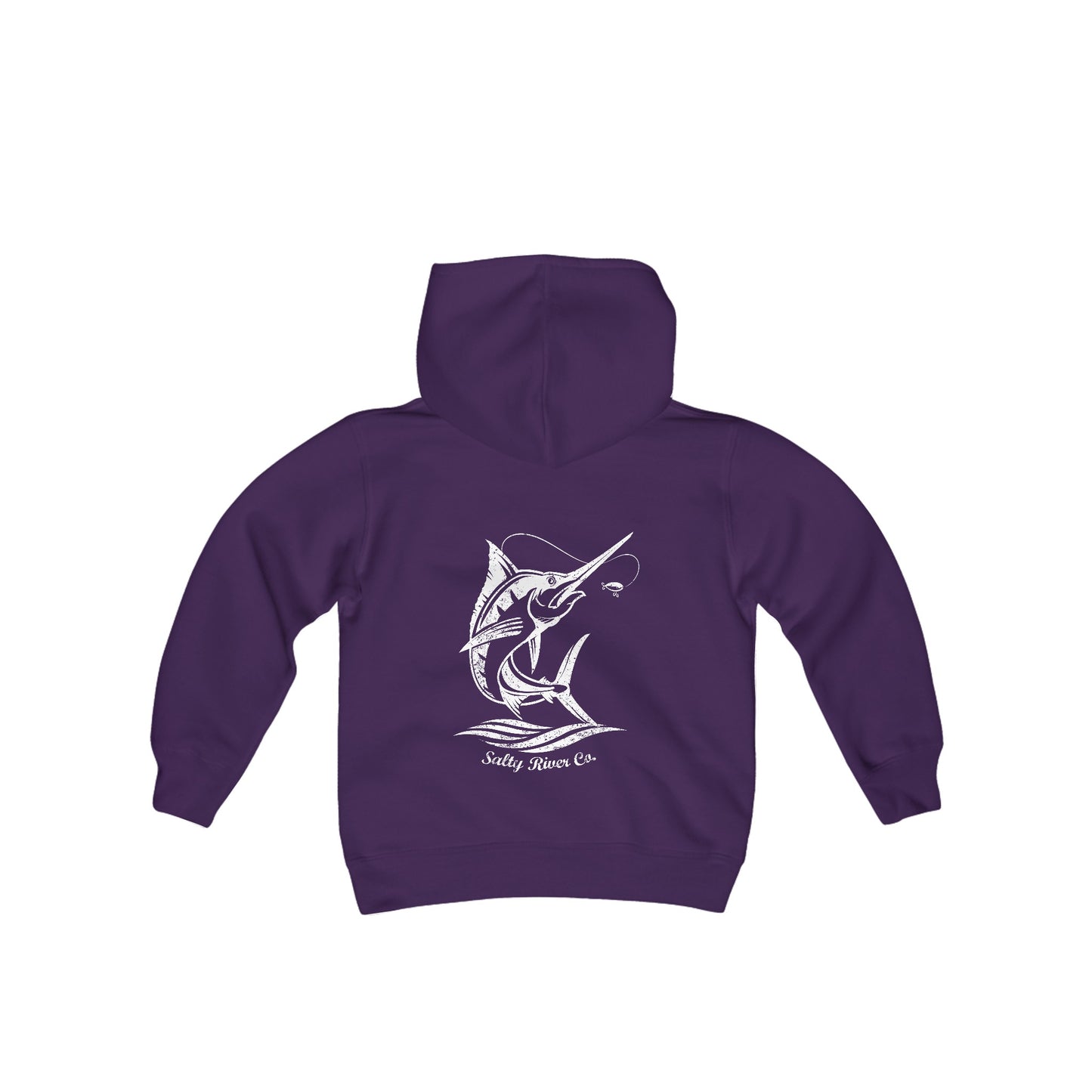 Kids Marlin Fish On Hoodie