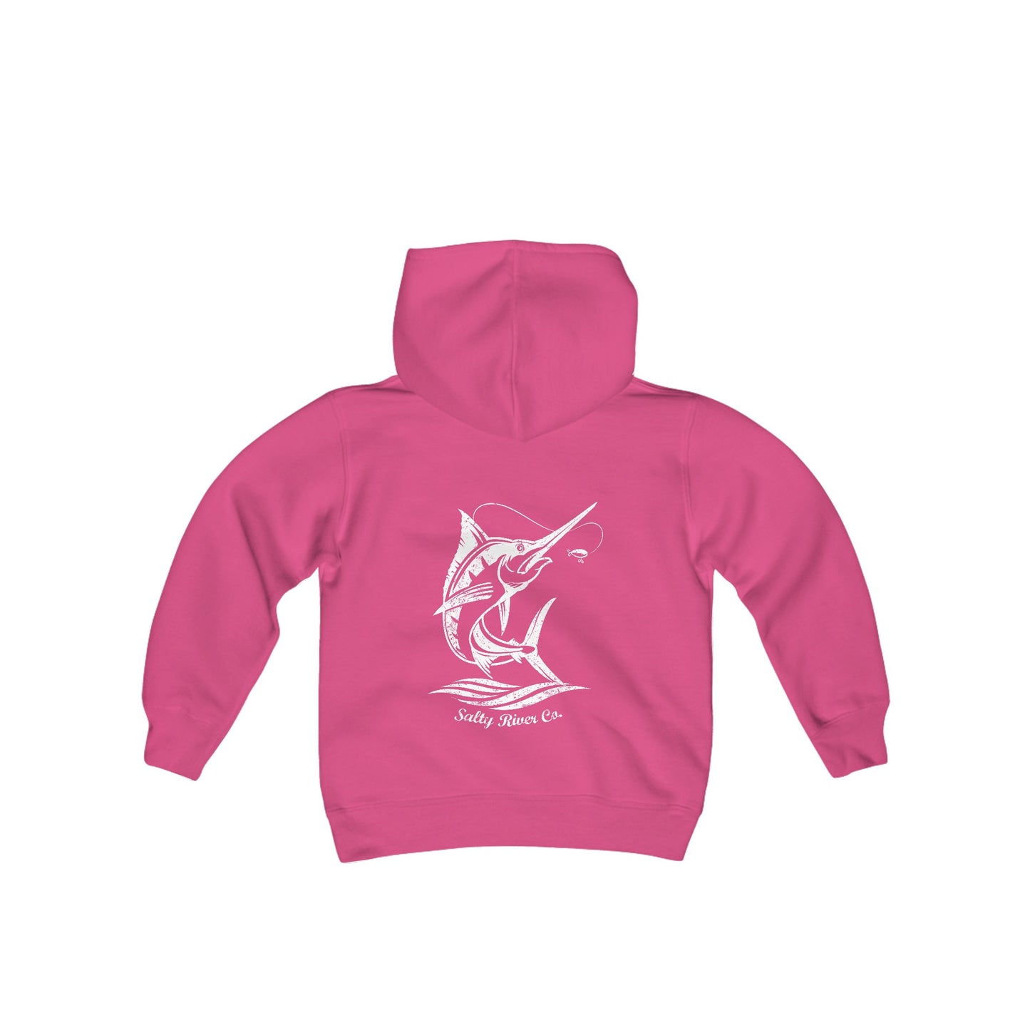 Kids Marlin Fish On Hoodie