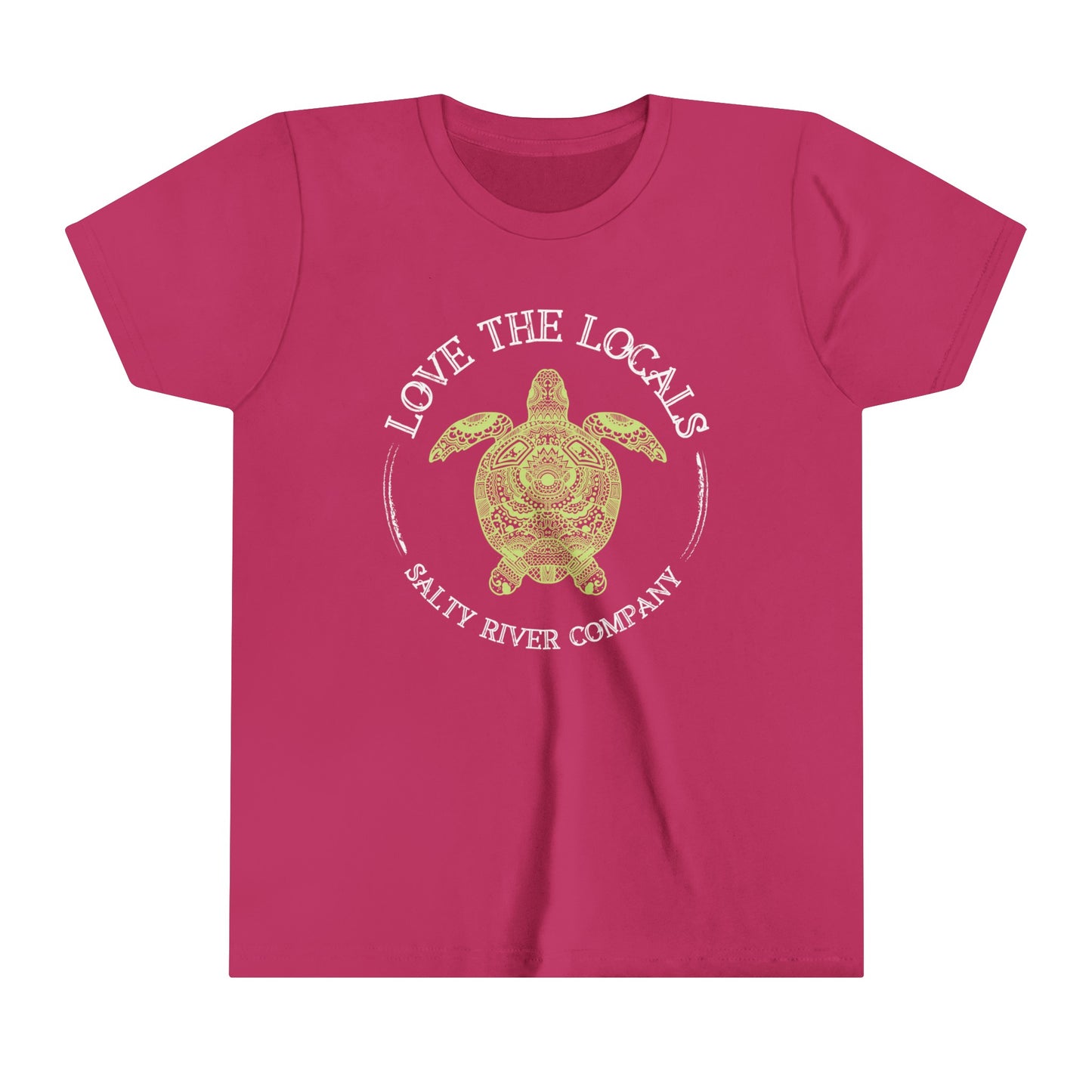 Kids Love The Locals Sea Turtle T-Shirt - Front Design