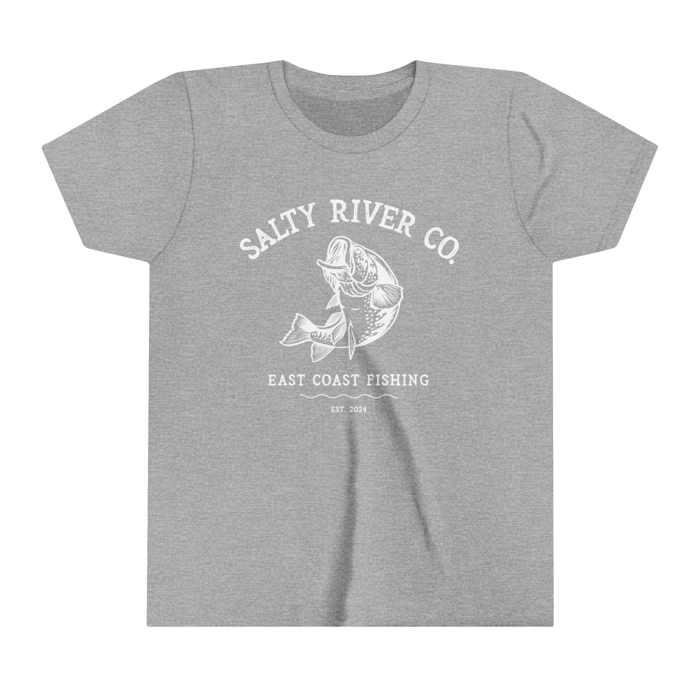 Kids East Coast Bass Fishing T-Shirt - Front Design