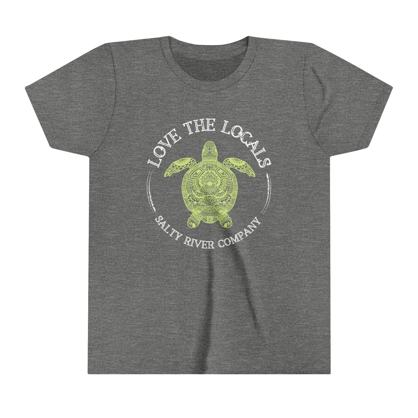 Kids Love The Locals Sea Turtle T-Shirt - Front Design