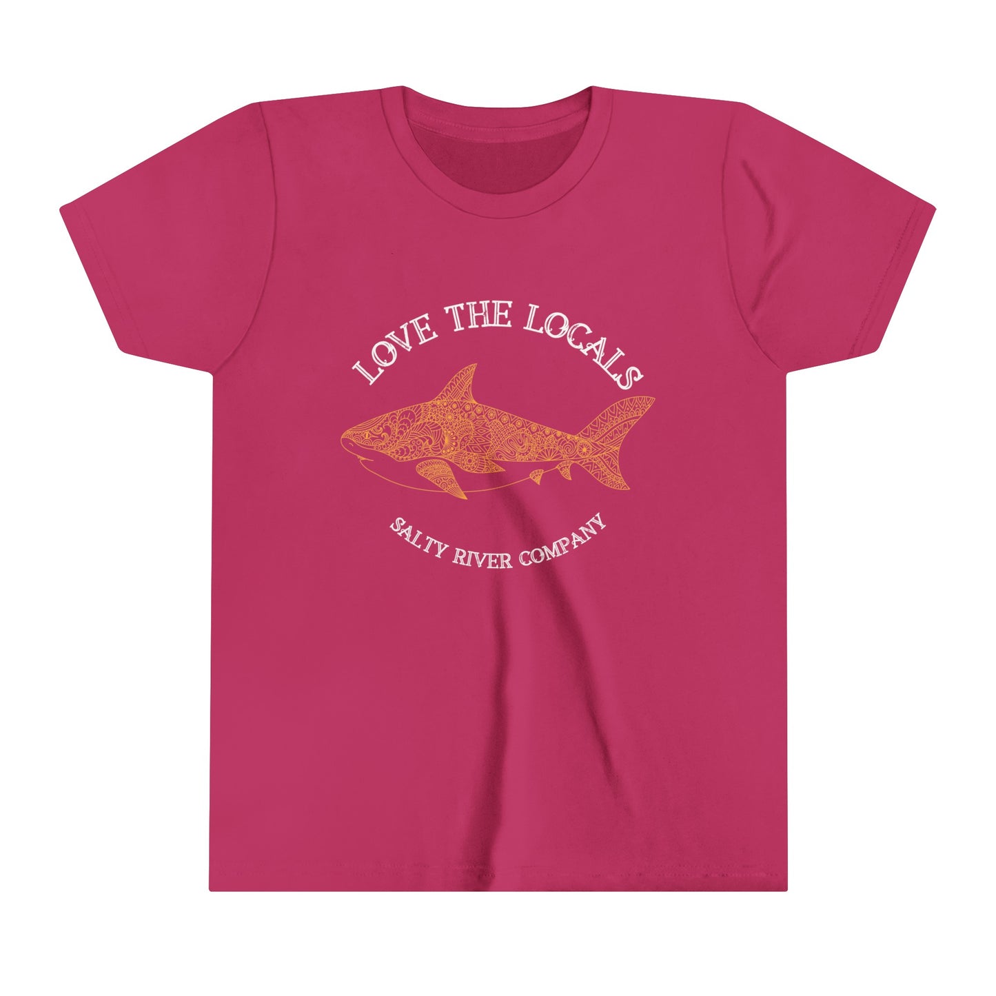 Kids Love The Locals Shark T-Shirt - Front Design