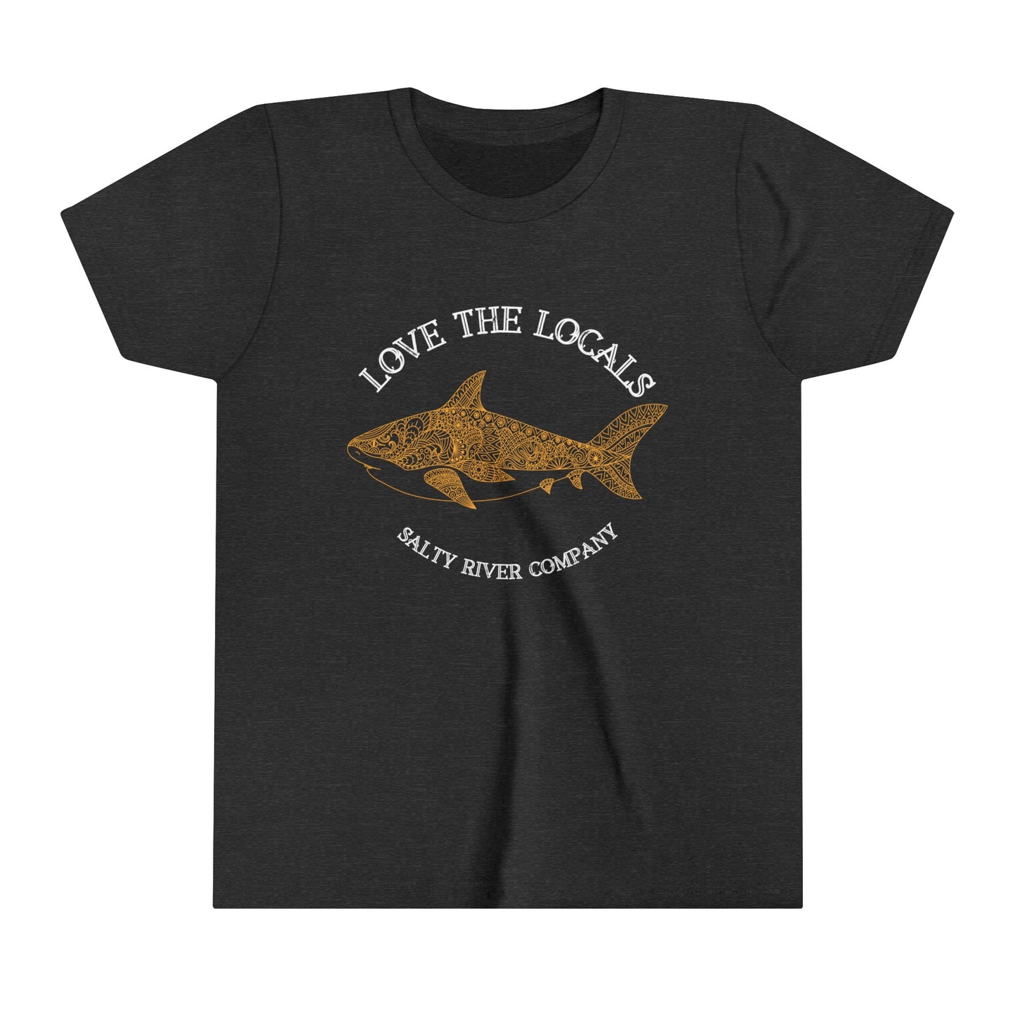 Kids Love The Locals Shark T-Shirt - Front Design