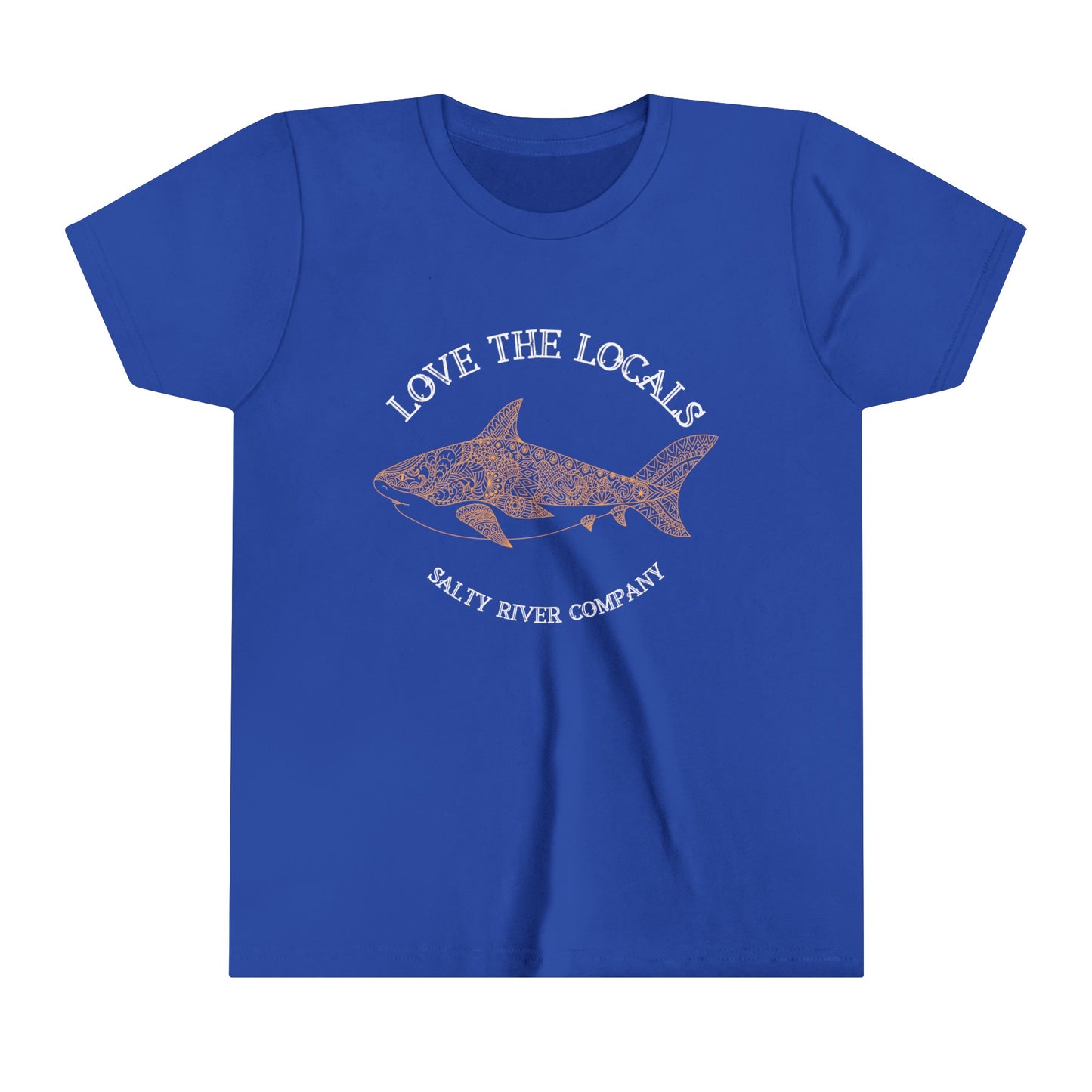 Kids Love The Locals Shark T-Shirt - Front Design