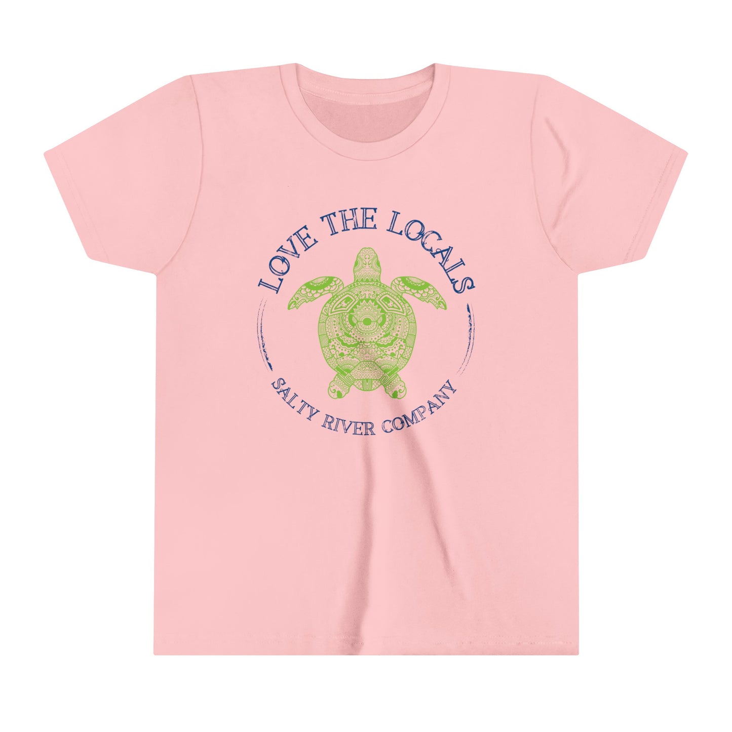 Kids Love The Locals Sea Turtle T-Shirt - Front Design