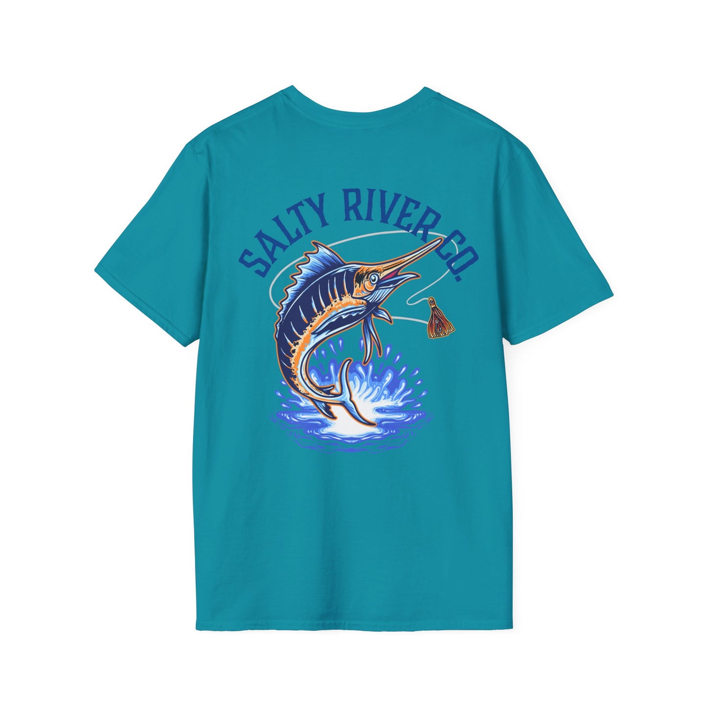 Salty River Marlin Fishing T-Shirt