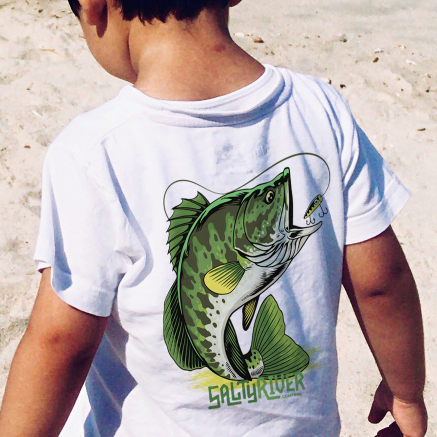 Kids East Coast Bass Lure T-Shirt